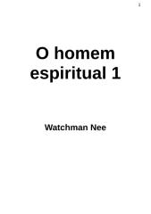 O homem espiritual 1 - Watchman.doc