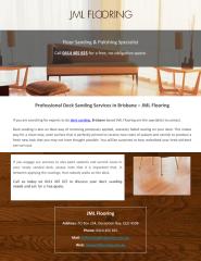 Professional Deck Sanding Services in Brisbane – JML Flooring.pdf