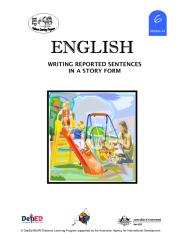 English 6 DLP 44 - Writing Reported in a Story Form.pdf