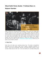 West Delhi Party Guide_ 7 Hottest Bars in Rajouri Garden.pdf