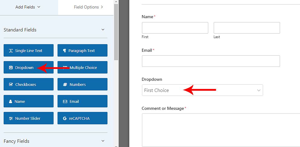 how to create a donation form
